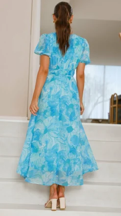 Pink Diamond Sale Dresses|Event Ready Dresses^Talma Maxi Dress - Blue Floral