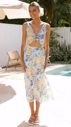 Pink Diamond Sale Dresses^Talulah Maxi Dress - Blue Floral
