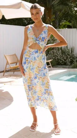 Pink Diamond Sale Dresses^Talulah Maxi Dress - Blue Floral