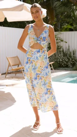 Pink Diamond Sale Dresses^Talulah Maxi Dress - Blue Floral