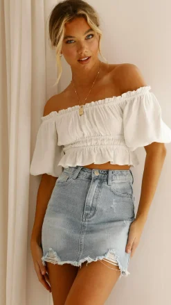 Fashion Allied The Denim Edit|Bottoms^Tammy Mini Skirt - Light Denim