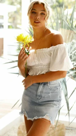 Fashion Allied The Denim Edit|Bottoms^Tammy Mini Skirt - Light Denim