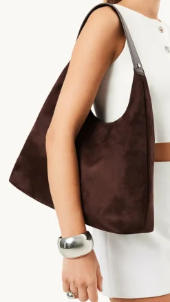 Billini Bags^Tammy Shoulder Bag - Chocolate Suede