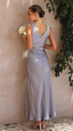 Alive Girl Sale Evening|Sale Dresses^Taylor Maxi Dress - Steel Blue