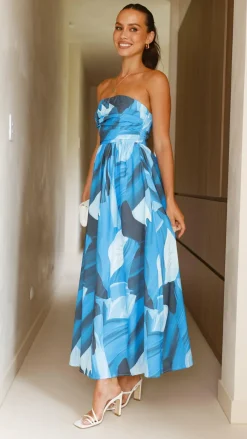 Pink Diamond Sale Dresses^Tessah Maxi Dress - Blue Print
