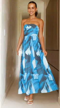 Pink Diamond Sale Dresses^Tessah Maxi Dress - Blue Print
