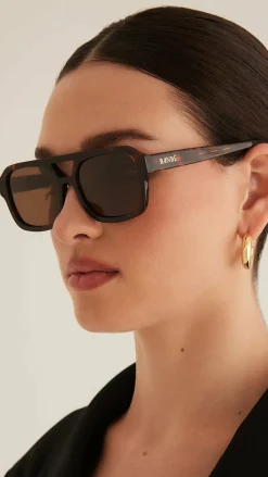 Banbe Sunglasses^The Del Ray Sunglasses - Havana Tort / Chocolate