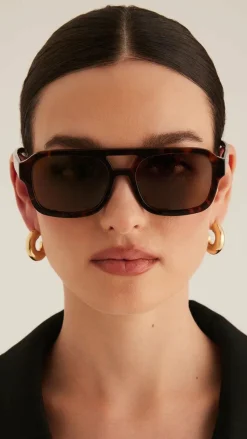 Banbe Sunglasses^The Del Ray Sunglasses - Havana Tort / Chocolate