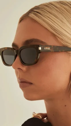 Banbe Sunglasses^The Deyn Sunglasses - Havana / Ink