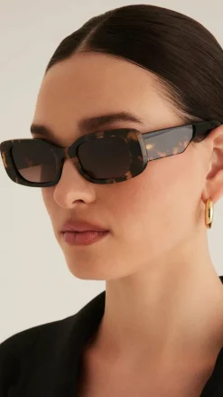 Banbe Sunglasses^The Tash Sunglasses - Toffee Tort / Black