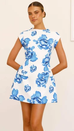 SASHA (BNE) Sale Dresses^Thea Mini Dress - Blue Rose