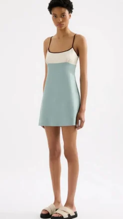 NUDE LUCY Sale Dresses^Thilda Linen Mini Dress - Capri Splice