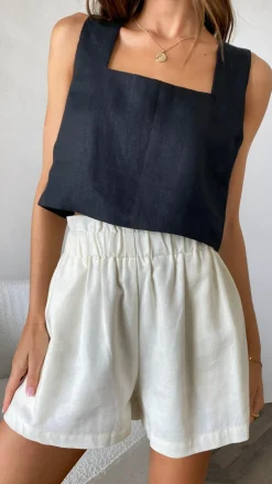 Fashion Allied Sets|Tops^Tillie Crop Top - Black