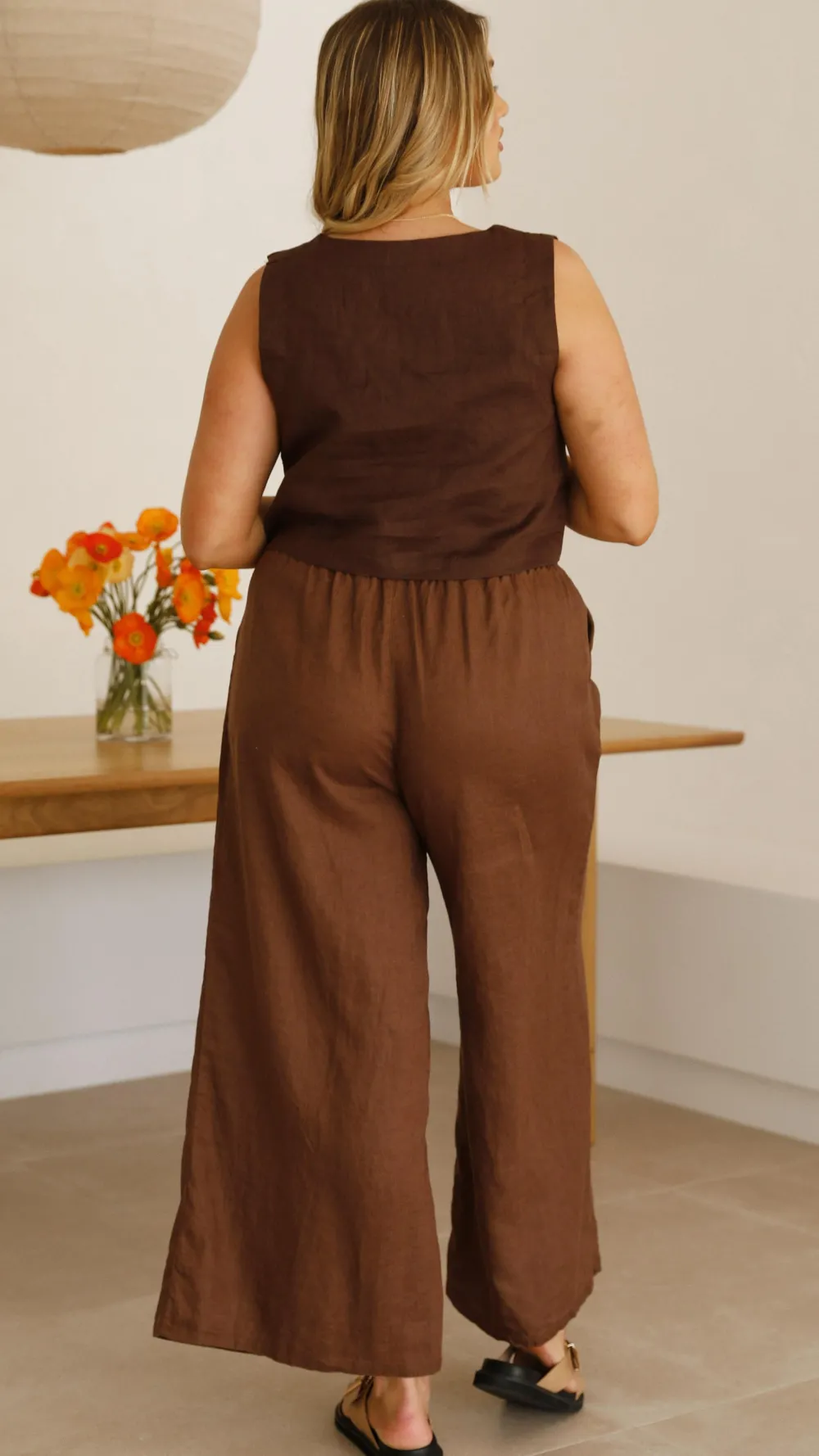 Fashion Allied Tops^Tillie Crop Top - Chocolate