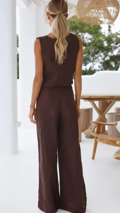 Fashion Allied Tops^Tillie Crop Top - Chocolate
