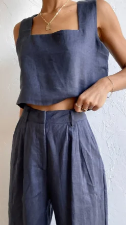Fashion Allied Tops^Tillie Crop Top - Ink