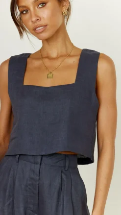 Fashion Allied Tops^Tillie Crop Top - Ink