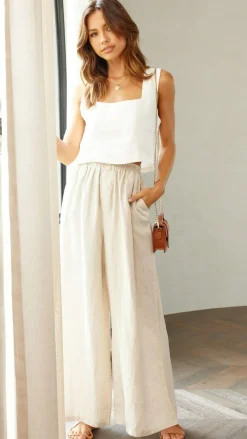 Fashion Allied Sets|Tops^Tillie Crop Top - White