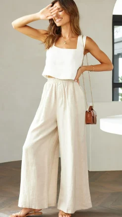 Fashion Allied Sets|Tops^Tillie Crop Top - White