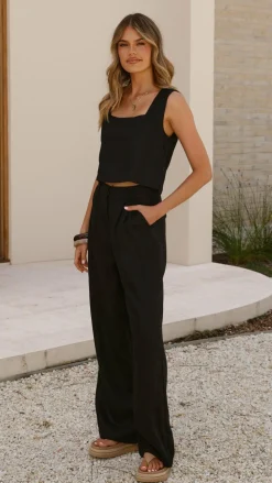 Fashion Allied Bottoms^Tillie Pants - Black