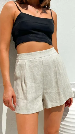 Fashion Allied Bottoms^Tillie Shorts - Natural