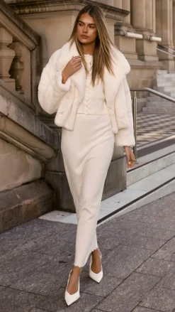 SASHA (BNE) Jackets|Outerwear^Tulum Crop Jacket - White