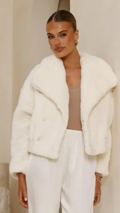 SASHA (BNE) Jackets|Outerwear^Tulum Crop Jacket - White