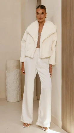 SASHA (BNE) Jackets|Outerwear^Tulum Crop Jacket - White