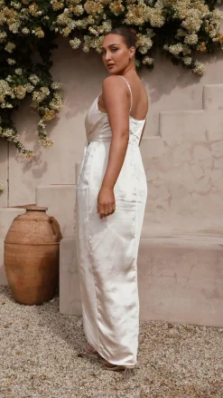 LILYWHYT Sale Evening|Sale Dresses^Tyra Maxi Dress - Champagne