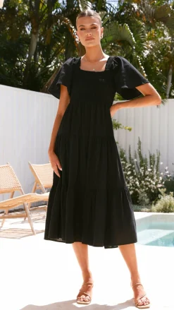Miracle Fashion Dresses|Midi^Tyra Midi Dress - Black