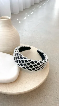 Morgan and Taylor Fascinators|Hair Accessories^Valencia Headband - Black