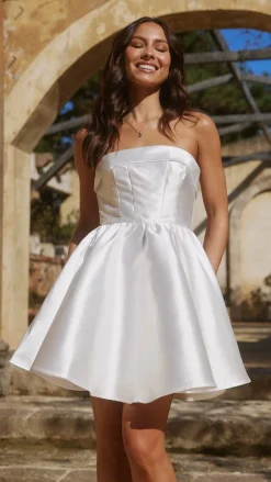 SASHA (BNE) Sale Dresses^Valentina Mini Dress - White