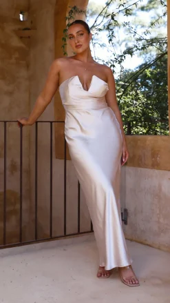 SASHA (BNE) Dresses|Bridesmaid^Valerie Maxi Dress - Champagne