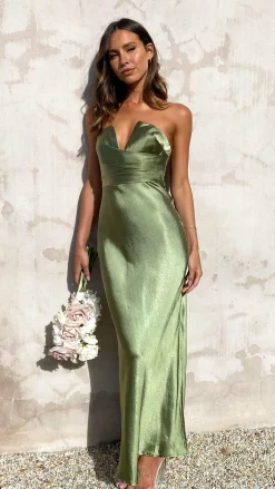 SASHA (BNE) Mon Cheri|Dresses^Valerie Maxi Dress - Olive