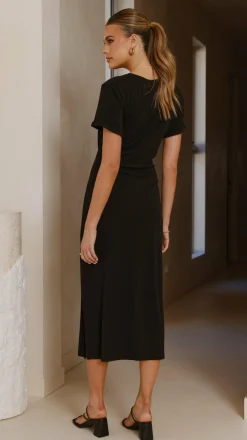 Fashion Allied Dresses|Midi^Valier Midi Dress - Black