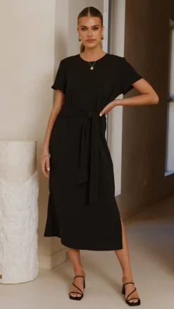 Fashion Allied Dresses|Midi^Valier Midi Dress - Black