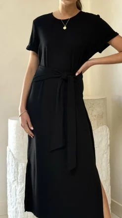 Fashion Allied Dresses|Midi^Valier Midi Dress - Black