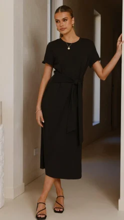 Fashion Allied Dresses|Midi^Valier Midi Dress - Black