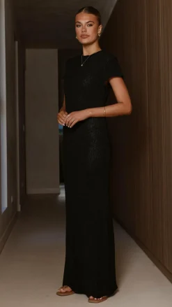 Fashion Allied Knit Dresses|Knitwear^Valise Maxi Dress - Black