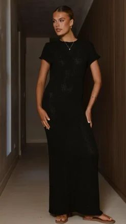 Fashion Allied Knit Dresses|Knitwear^Valise Maxi Dress - Black