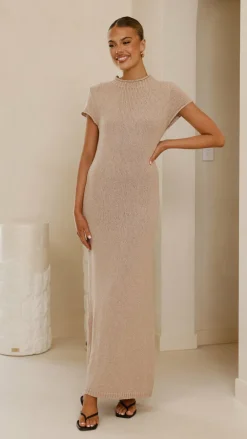 Fashion Allied Knit Dresses|Knitwear^Valise Maxi Dress - Mocha