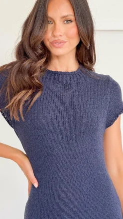 Fashion Allied Knit Dresses|Knitwear^Valise Maxi Dress - Navy