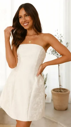 SASHA (BNE) Hen'S Collection|Dresses^Vandana Mini Dress - Cream
