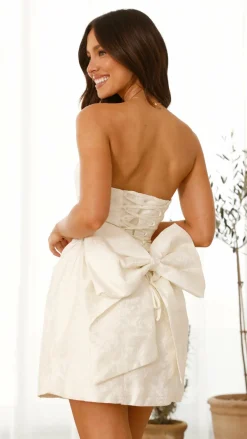 SASHA (BNE) Hen'S Collection|Dresses^Vandana Mini Dress - Cream