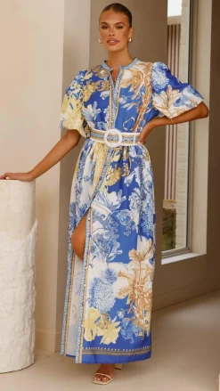 Bubblegum Dresses|Maxi^Vania Maxi Dress - Blue Doll