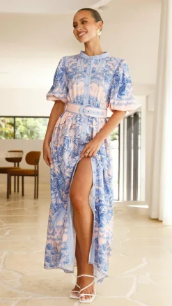 Bubblegum Dresses|Maxi^Vania Maxi Dress - Madeline Blue