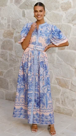 Bubblegum Dresses|Maxi^Vania Maxi Dress - Madeline Blue