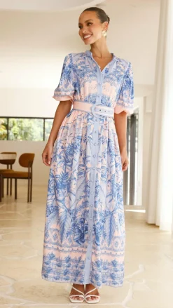 Bubblegum Dresses|Maxi^Vania Maxi Dress - Madeline Blue