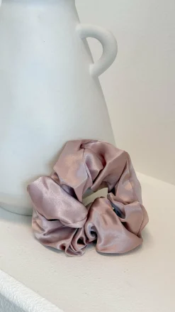 Angel Whisper Hair Accessories|Bridesmaid^Vasiliy Silky Scrunchie - Pink
