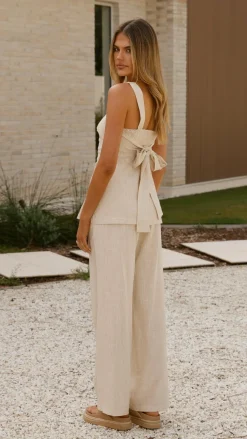 YH AND CO Sets|Tops^Veruca Longline Top - Beige